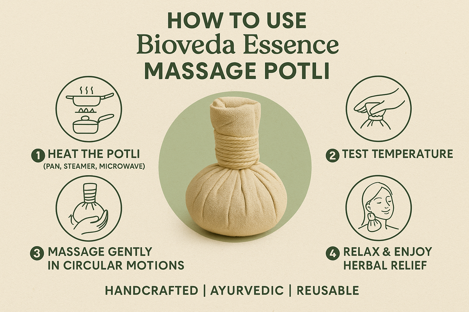 Ayurvedic massage potli pack – Bioveda Essence
